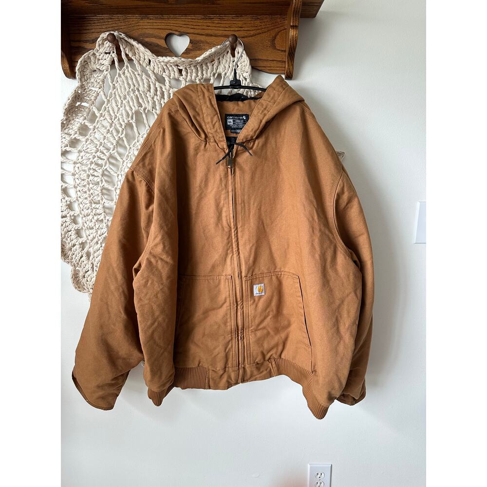 Carhartt J130-M Loose Fit Hooded 3M Thinsulate Zip Front Jacket 5XL